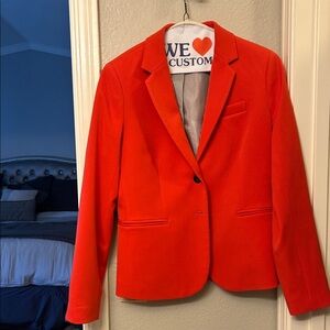 J. Crew Vibrant Red Women's Blazer